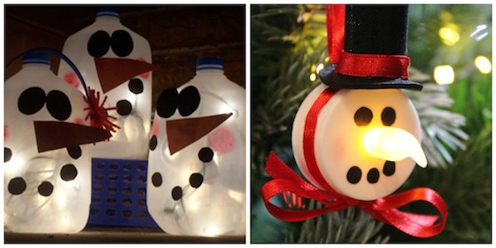 lighted snowman crafts