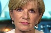 Julie Bishop had nothing to say on the attack from Tony Abbott. 