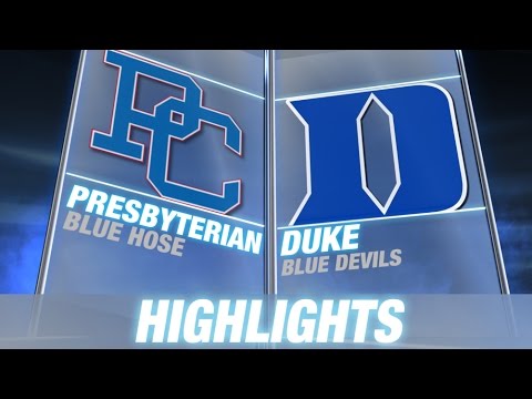 Presbyterian vs Duke | 2014-15 ACC Men's Basketball Highlights