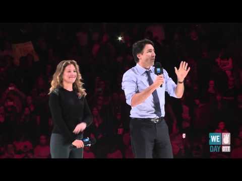 Prime Minister Justin Trudeau addresses We Day Ottawa!