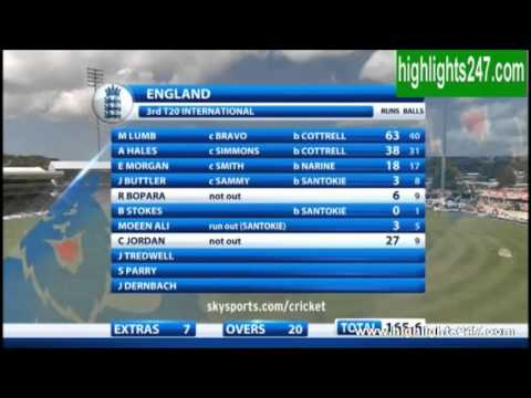 West Indies v England   3rd T20- 2014