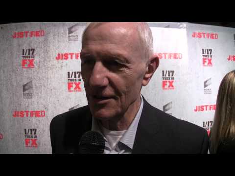 Raymond J. Barry aka Arlo Givens at the "Justified" season 3 premiere in LA 1/10/2012