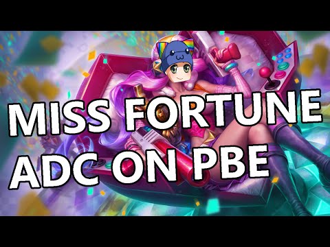 League of Legends - PBE Reworked Miss Fortune ADC - Full Gameplay Commentary