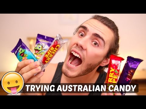 TRYING AUSTRALIAN CANDY