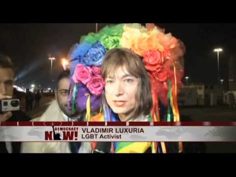 Transgender Activist Promotes LGBT Rights at Sochi Olympics