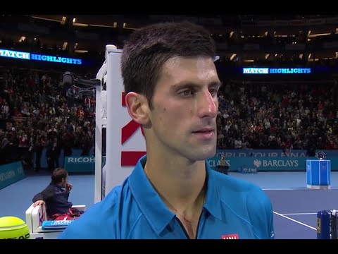 ATP London Final-Roger Federer v Novak Djokovic (0-2)-Novak Djokovic Post-Match Interview 22.11.2015