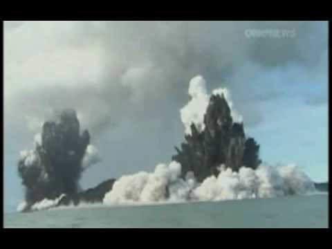 TVNZ One News - Undersea Volcano Eruption 09 [ Tonga ]