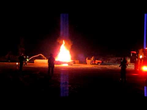 Santa Fe County Fire Department Vehicle Fire Training El Dorado Hondo by Wayne Luttrell