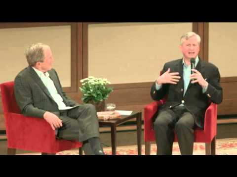 George W. Bush speaks with father's biographer Jon Meacham