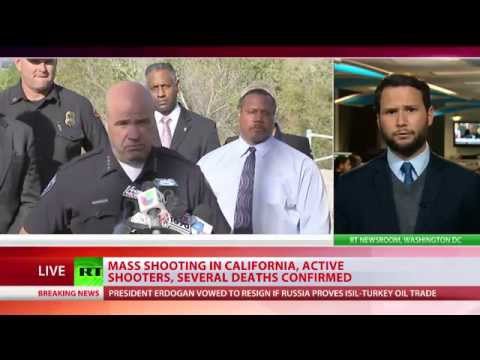 Mass shooting in San Bernardino, California; 3 suspects at large