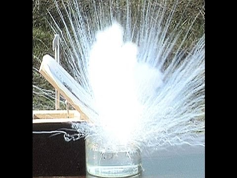 Reaction (Explosion) of Alkali Metals with Water