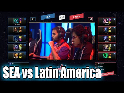 SEA vs Latin America | IWC All-Star Melbourne 2015 Day 3 | GPL vs LA LoL eSports All Stars