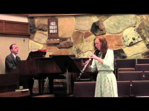 Janae Cox, Oboe Sonata in A Minor by Telemann