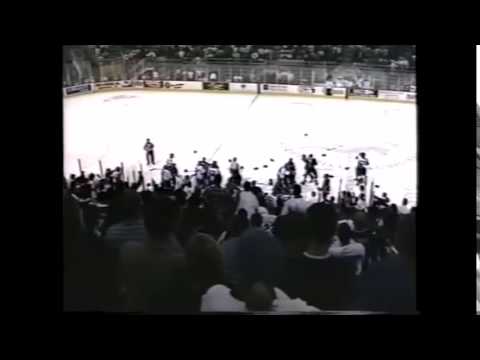 ECHL: South Carolina Stingrays vs Louisiana IceGators Bench Clearing Brawl Nov 07, 1997