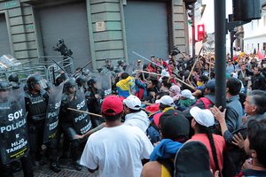 Protests in Ecuador against Rafael Correa in 2015