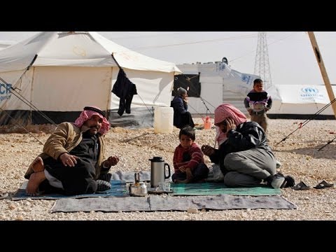 Syrians dream of returning home in 2014 at Jordan's Zaatari refugee camp