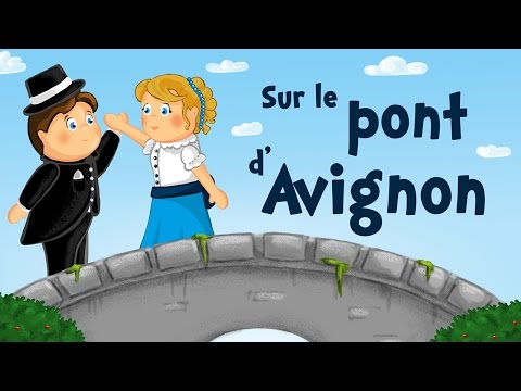 Sur le pont d'Avignon (vidéo-karaoké animée)