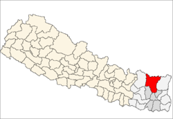 Location of Sankhuwasabha