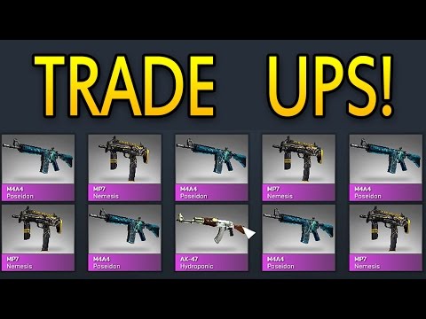 TRADE UP CONTRACT TO RED AND PINKS - CS GO