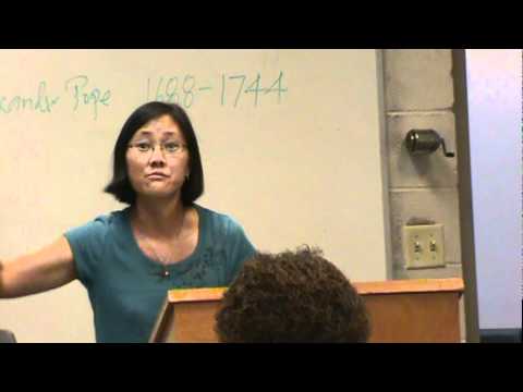 Alexander Pope Guest Lecture part 1/4