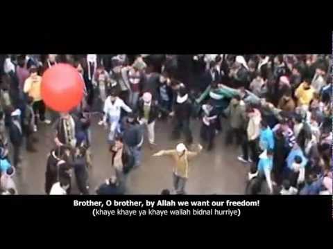 Legendary reaction to Bashar al-Assads speech in Idlib - Eloquent chants! |14 January 2012| English