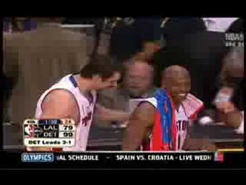 2004 NBA Finals Gm 5 Los Angeles @ Detroit Part 10/11