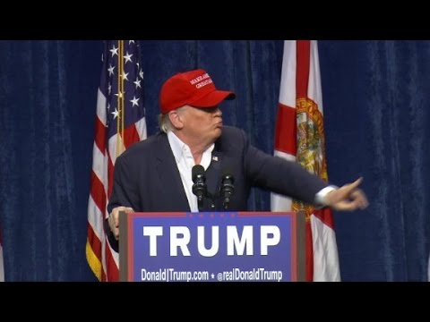 Donald Trump 'politely' removes protester from ...