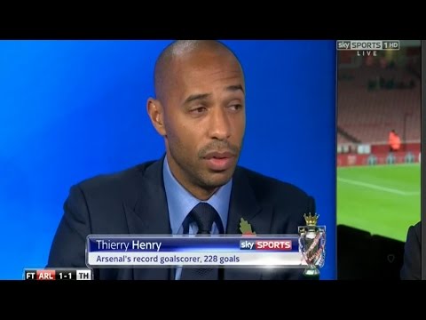 Arsenal vs Tottenham hotspurs 1-1 Post Match Analysis Thierry Henry & Souness Dele Alli on fire 2015