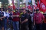 MP Bob Katter talks at a CFMEU rally in Brisbane in May.