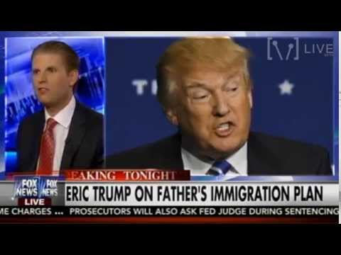 Eric Trump Defends Daddy's "Deportation Force" on THE KELLY FILE