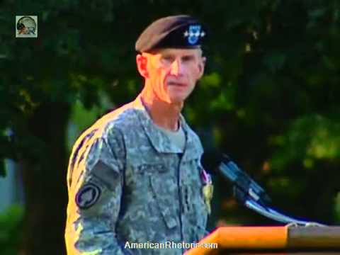 Stanley McChrystal - Retirement Speech (Complete)