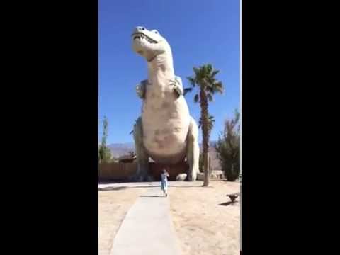 Roadside Dinosaurs at Cabazon, California!