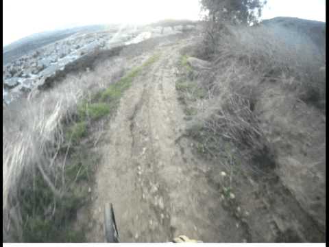 Mountain Biking in Highland, California: Shelton Trail and Plunge Creek Cutoff, 05 January 2011