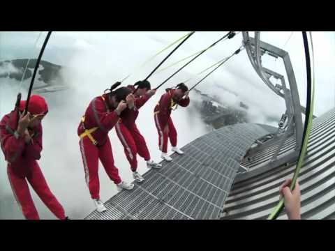 CN Tower Ledge Walk in Toronto, Ontario, Canada