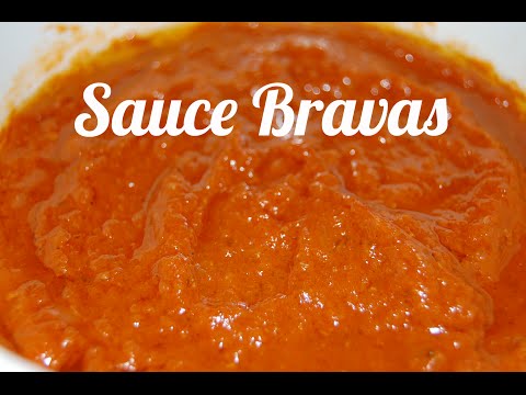 sauce bravas (salsa bravas cuisine Espagnole)