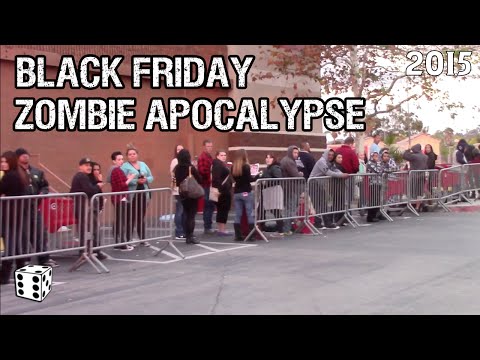 BLACK FRIDAY ZOMBIE APOCALYPSE - | by MARK DICE | Bullhorning Shoppers on Thanksgiving 2015