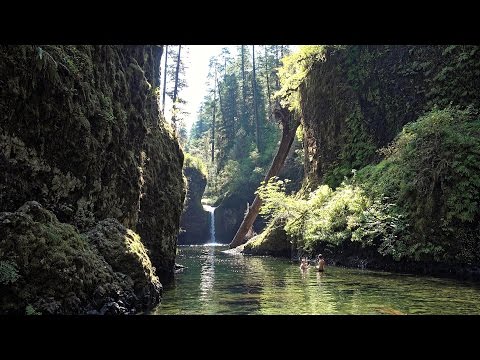 The Waterfalls of Columbia River Gorge, Oregon, USA in 4K (Ultra HD)