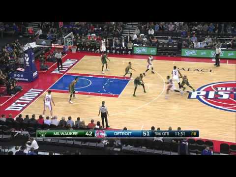 NBA Recap Milwaukee Bucks vs Detroit Pistons | December 4, 2015 | Highlights