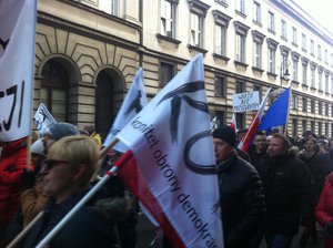 Thousands opposed to new government march in Poland