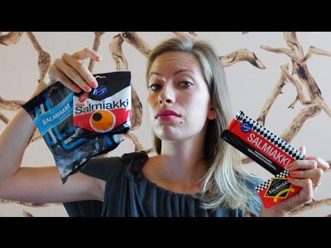 Eating Salmiakki Taste Test | Finnish Cuisine & Finnish Food