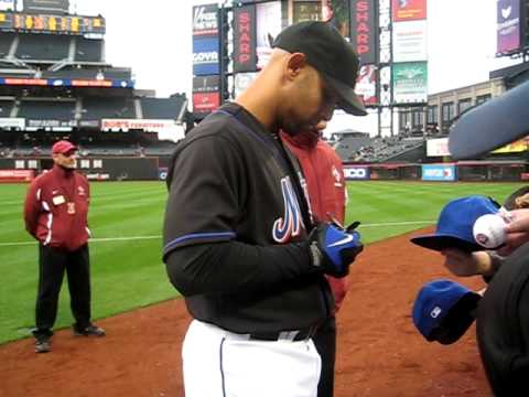 Alex Cora Signing Autographs