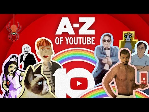 The A-Z of YouTube: Celebrating 10 Years | #HappyBirthdayYouTube