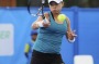 Alison Bai, pictured at last month's Canberra International, has been knocked out of the Australian Open wildcard playoffs. 