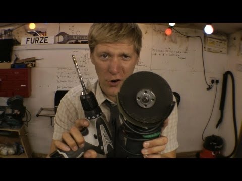 Build a JET ENGINE using only a DRILL, GRINDER and duck tape (NO WELDING)