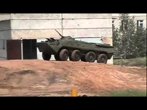 BTR 80 BTR 82 Armored Personnel Carrier   Factory Test Drive