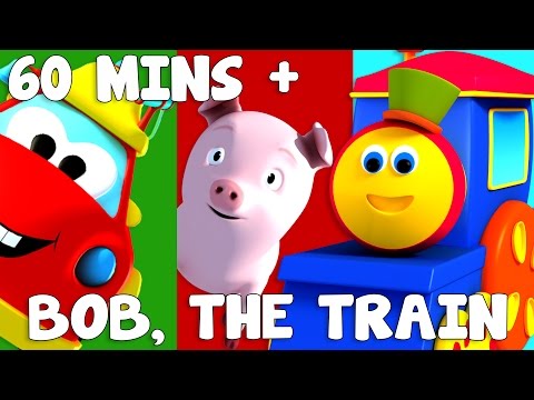 Bob, The Train- Adventure Series | Alphabet Adventure | Shapes Song | Farm Adventure