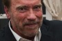 Former U.S. California Gov. Arnold Schwarzenegger at Sciences Po in Paris.