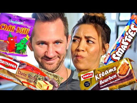 AMERICANS TRY INDIAN SNACKS