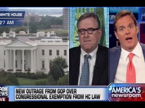 'Absolutely Ridiculous!': Fox Host Bill Hemmer Goes Off on Congress for Obamacare Exemption