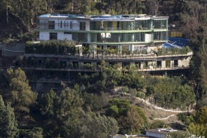 The under-construction property at 901 Strada Vecchia, owned by a shell company .